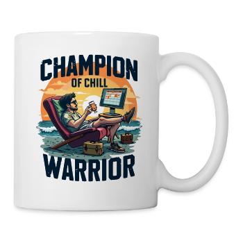 CHAMPION DU GUERRIER DU FROID - Mug blanc - blanc - Droite