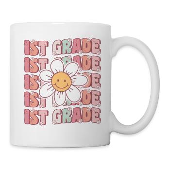 Groovy 1ère année Retour à l’école Premier jour - Mug blanc - blanc - Droite