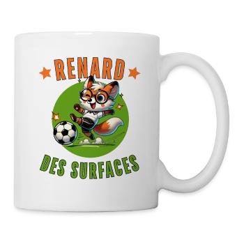 Cadeau Enfant Football Attaquant - Mug blanc - blanc - Droite