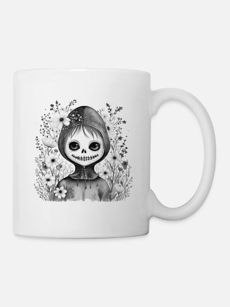 goule d’halloween - Mug blanc - blanc