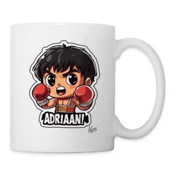 Chibi boxing legend Rock Y calls for Adrian - Mug - white - Right