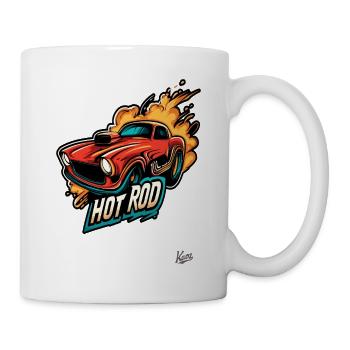 Hot Rod Muscle Car: Power on Wheels - Mug - white - Right