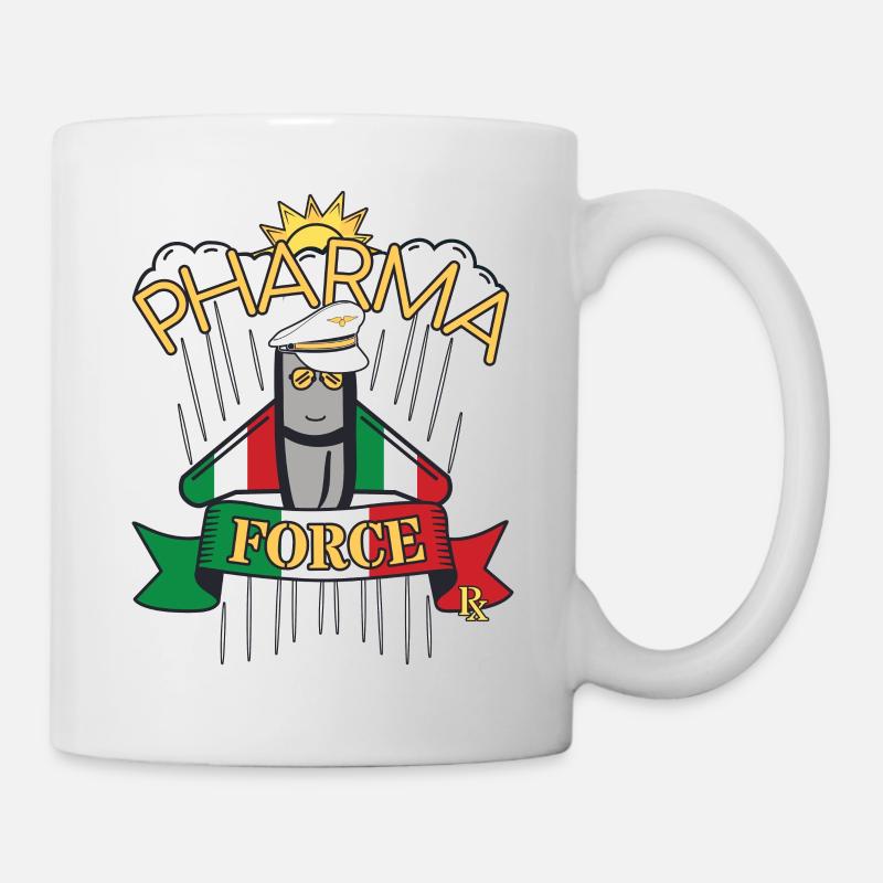 Apotheke Italien Pharma Force - Tasse - Weiß