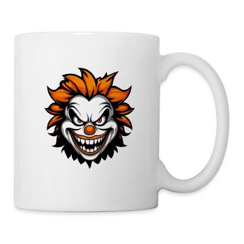 Halloween Clown Comic - Tasse - Weiß - Rechts