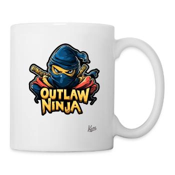 Drôle de ninja hors-la-loi - Mug blanc - blanc - Droite