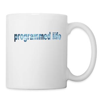 Programmed Life Typography Programmed Life - Mug - white - Right