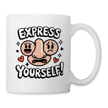 NOSE, EXPRESS YOURSELF - Mug - white - Right