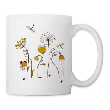 Autumn Flowers, Autumn - Mug - white - Right