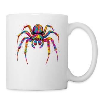 Spinne Vogelspinne Tarantel Liebe Arachnid Spinnen - Tasse - Weiß - Rechts