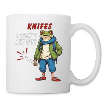 KNIVES AREN'T MY CUT - Mug - white - Right