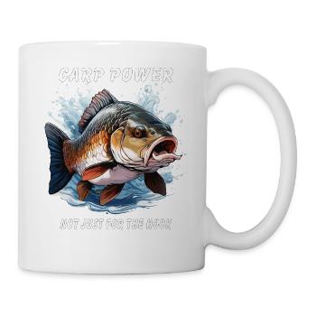 CARP POWER NOT JUST FOR THE HOOK - Tasse - Weiß - Rechts