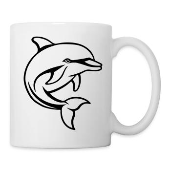 Delfin Comic - Mug - white - Right