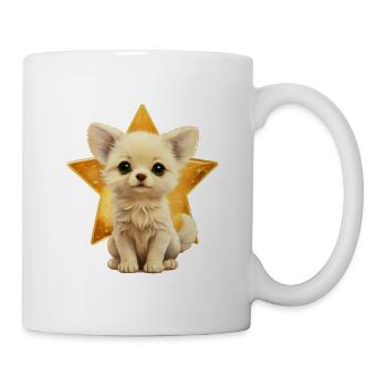 Bezaubernder Welpe mit den Sternenaugen Adorable - Tasse - Weiß - Rechts