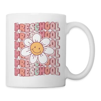 Groovy Preschool First Day of Pre K - Mug - white - Right