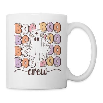 Boo Boo Crew Groovy Infirmière d’Halloween - Mug blanc - blanc - Droite