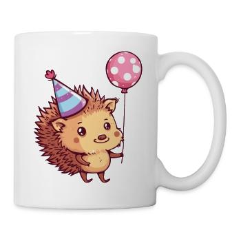 Igel Geburtstag Baby - Tasse - Weiß - Rechts