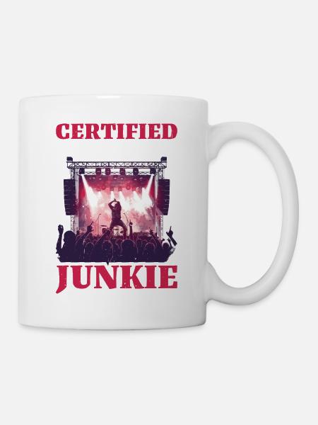 Certified Concert Junkie 13 - Tasse - Weiß