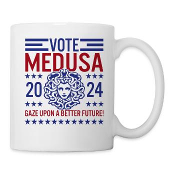 Votez pour Zeus 2024 Mythologie grecque amusante - Mug blanc - blanc - Droite