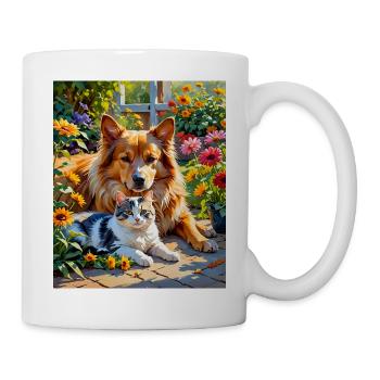 Garden Companions - Cat and Dog Garden Companions - Mug - white - Right