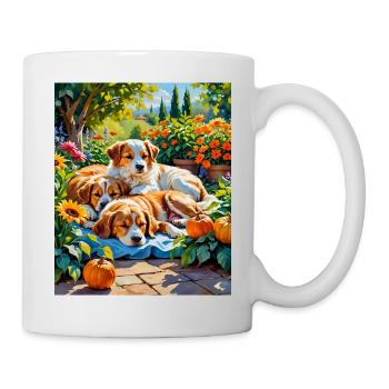 Autumn Bliss Hundefamilie Autumn Bliss Dog Family - Tasse - Weiß - Rechts