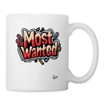 Most Wanted Graffiti - Tasse - Weiß - Rechts
