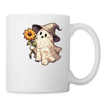 Paper spirit with sunflowers - Mug - white - Right
