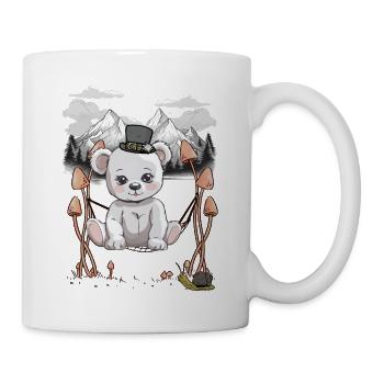 Teddybär Tiroler Tirol Österreich Hängematte Bär - Tasse - Weiß - Rechts