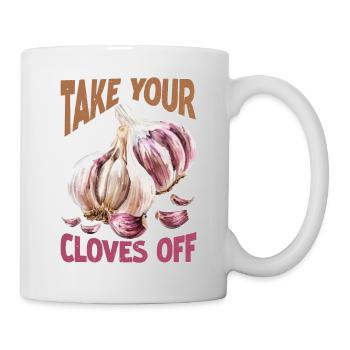 Take Your Cloves Off 2 - Tasse - Weiß - Rechts