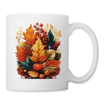 AUTUMN LEAVES - Mug - white - Right