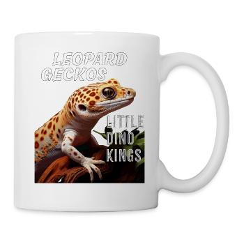 LEOPARD GECKOS LITTLE DINO KINGS - Tasse - Weiß - Rechts