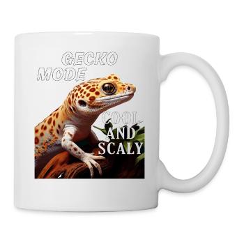 MODE GECKO FROID ET ÉCAILLEUX - Mug blanc - blanc - Droite