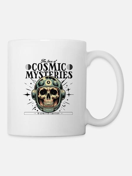 Skull Astronaut - Tasse - Weiß