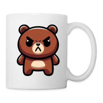 Fierce Brown Bear Art - Mug - white - Right