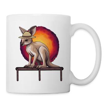 Kangaroo Australia Wildlife Children Child Baby - Mug - white - Right