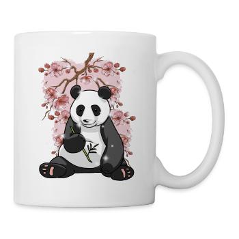 Asia China Cherry Blossom Panda Bear Bears Japan - Mug - white - Right