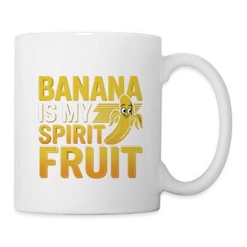 Banana Is My Spirit Fruit 6 - Tasse - Weiß - Rechts