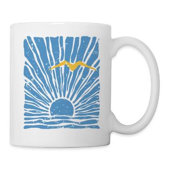 Sonne - Tasse - Weiß - Rechts