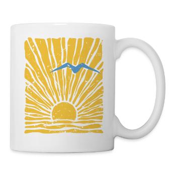 Sonne - Tasse - Weiß - Rechts