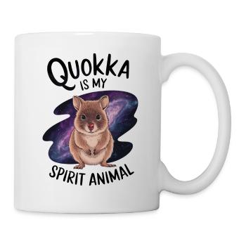 Quokka Disant Australie Drôle Quokka Cadeau - Mug blanc - blanc - Droite