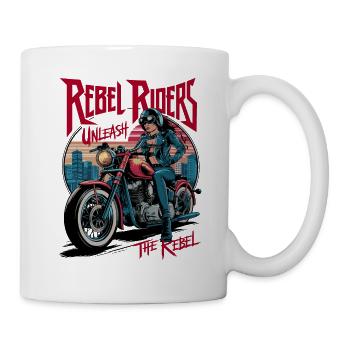 Rebel Riders Unleash The Rebel - Tasse - Weiß - Rechts