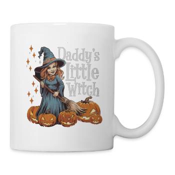 La petite sorcière de papa de la sorcière d’Halloween - Mug blanc - blanc - Droite