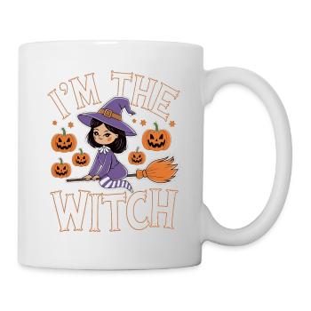 Sorcière d’Halloween Je suis la sorcière Halloween - Mug blanc - blanc - Droite