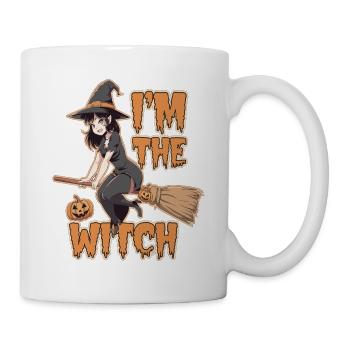 Sorcière d’Halloween Je suis la sorcière Halloween - Mug blanc - blanc - Droite