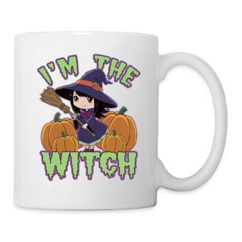 Sorcière d’Halloween Je suis la sorcière Halloween - Mug blanc - blanc - Droite