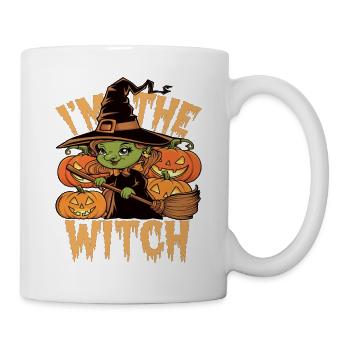 Sorcière d’Halloween Je suis la sorcière Halloween - Mug blanc - blanc - Droite