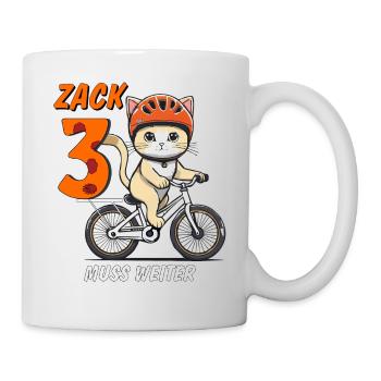 LA MOTO DE CHAT DOIT CONTINUER ZACK TROIS - Mug blanc - blanc - Droite