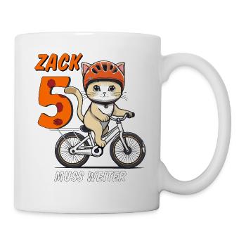 LA MOTO CHAT DOIT CONTINUER ZACK FIVE - Mug blanc - blanc - Droite