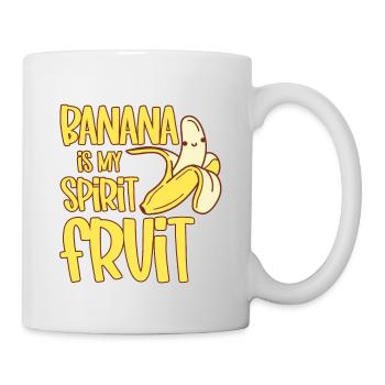 Banana Is My Spirit Fruit 4 - Tasse - Weiß - Rechts