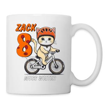CAT BIKE MUST CONTINUE ZACK EIGHT - Mug - white - Right