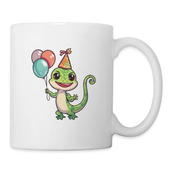 Lizard Birthday Baby - Mug - white - Right